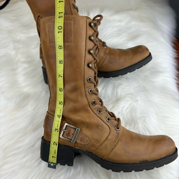 TIMBERLAND CHARLES TALL LACE UP BOOTS WITH ZIPPER SIZE 7 WOMAN - Picture 16 of 16